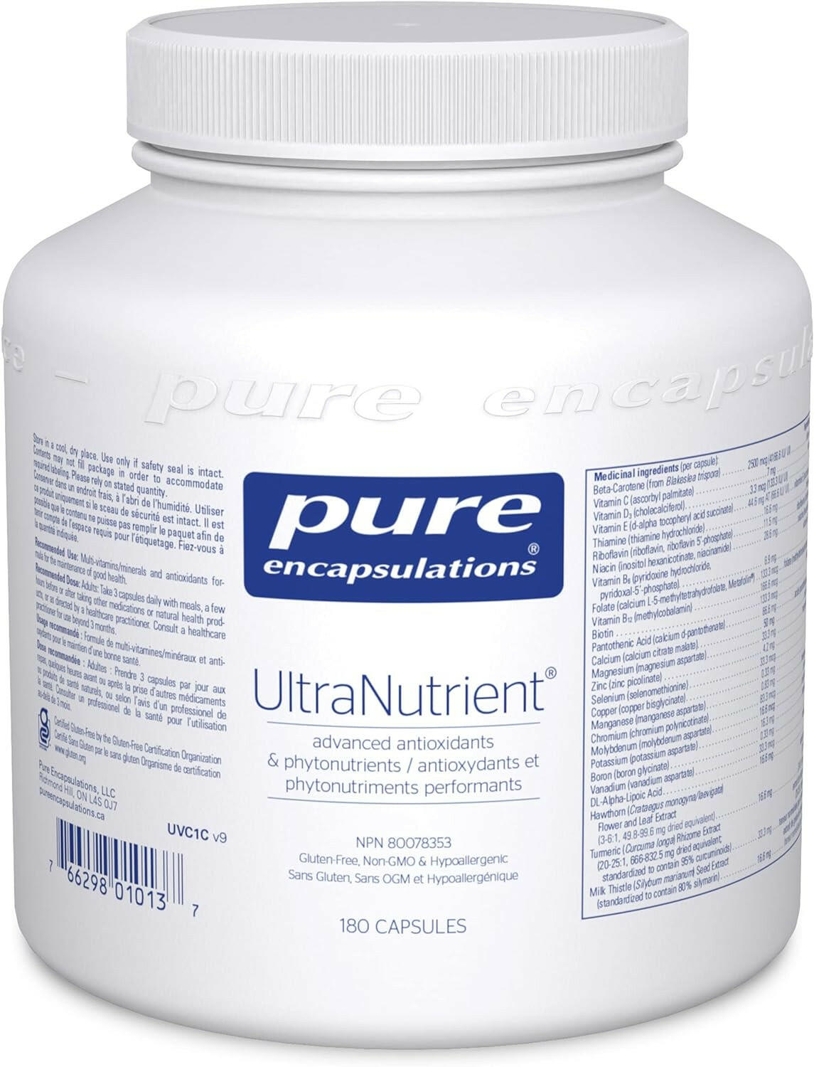 UltraNutrient® | Pure Encapsulations®| 180 Capsules - Coal Harbour Pharmacy