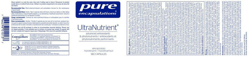 UltraNutrient® | Pure Encapsulations®| 180 Capsules - Coal Harbour Pharmacy