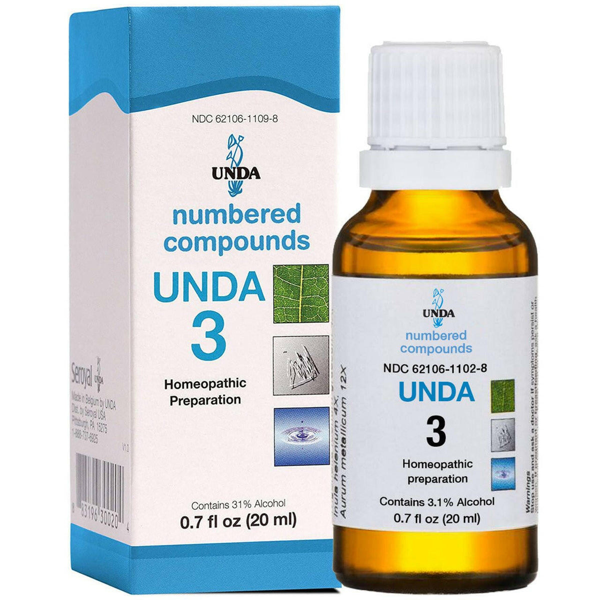UNDA 3 by UNDA Numbered Compounds | Homeopathic Support for Immune ...