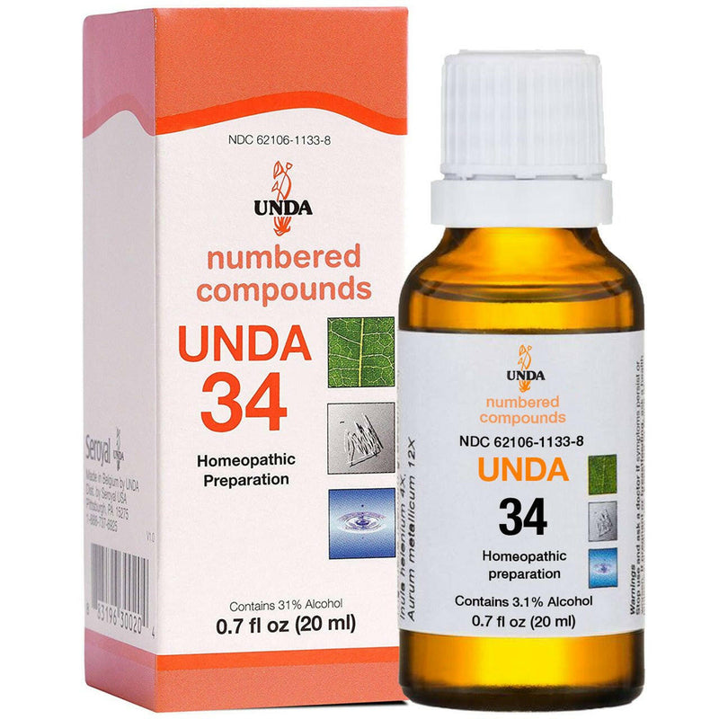 Unda 34 | UNDA Numbered Compounds | 20 mL (0.7 fl. oz) - Coal Harbour Pharmacy
