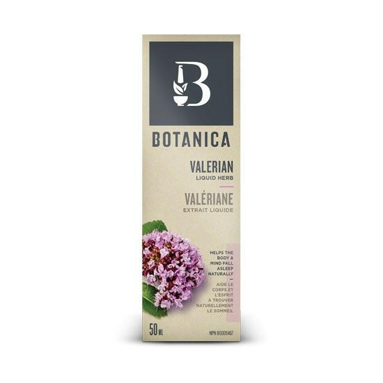 Valerian Liquid Herb | Botanica | 50 mL - Coal Harbour Pharmacy