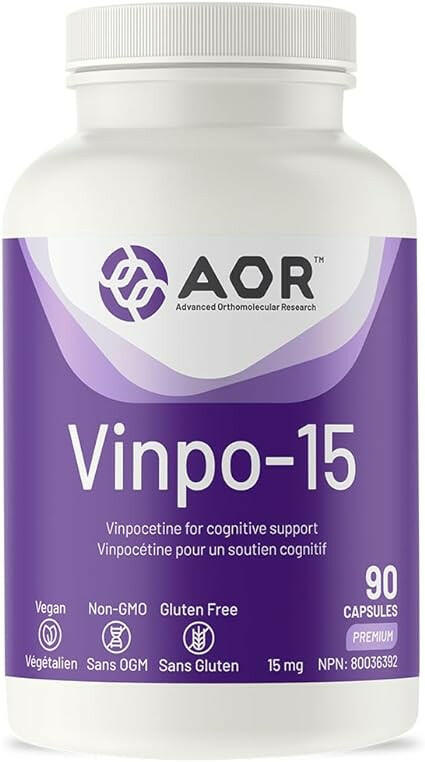 Vinpo-15 | AOR™ | 90 Capsules - Coal Harbour Pharmacy