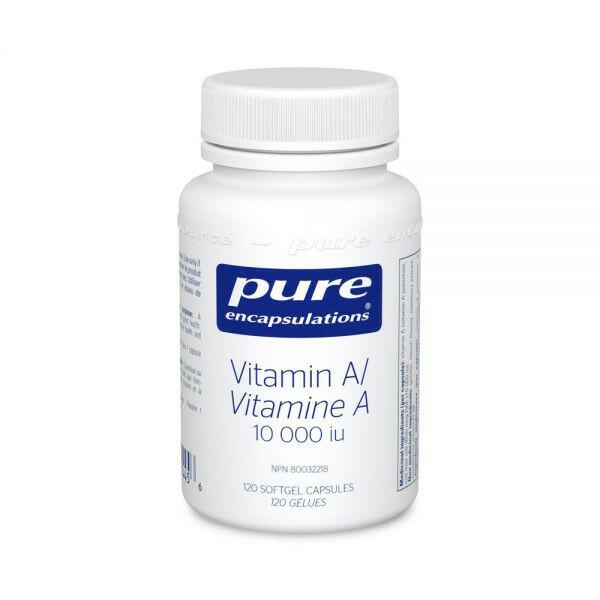Vitamin A 10,000 | Pure Encapsulations® | 120 Softgel Capsules - Coal Harbour Pharmacy