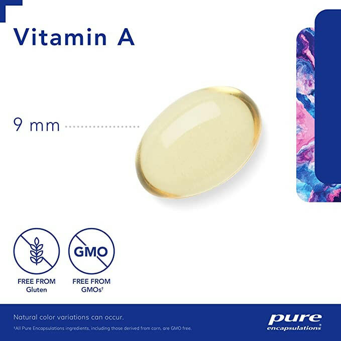 Vitamin A 10,000 | Pure Encapsulations® | 120 Softgel Capsules - Coal Harbour Pharmacy