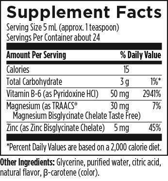 Vitamin B-6 Liquid | Designs for Health® | 4 fl. oz (118 mL) - Coal Harbour Pharmacy