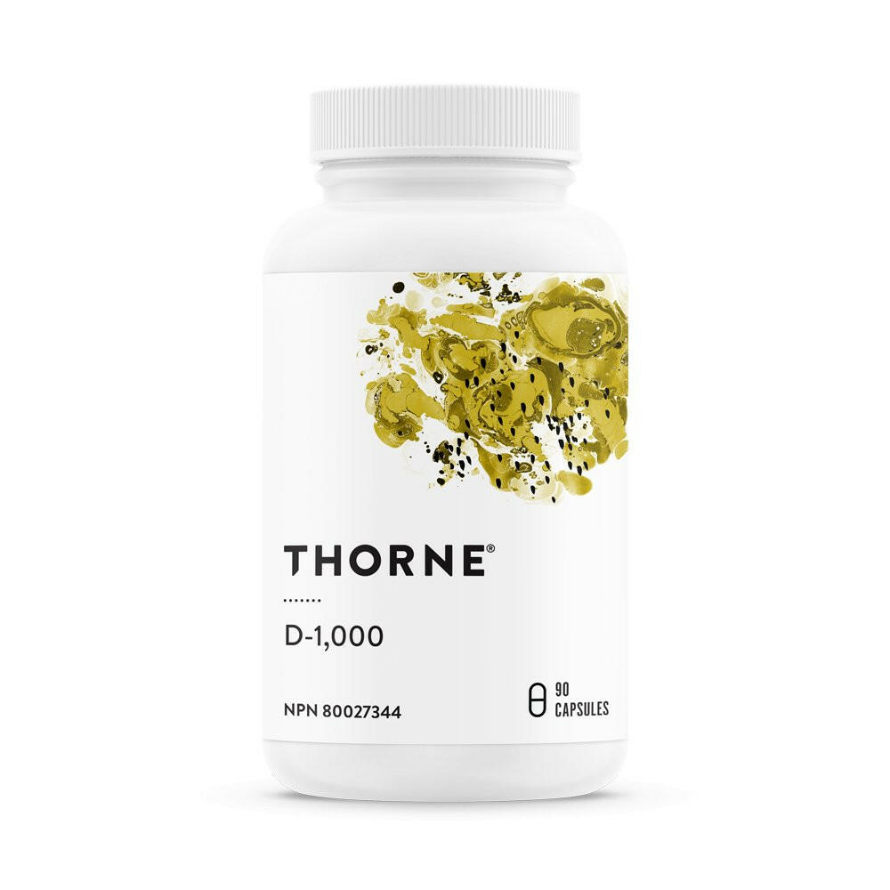 Vitamin D-1,000 | Thorne® | 90 Capsules - Coal Harbour Pharmacy
