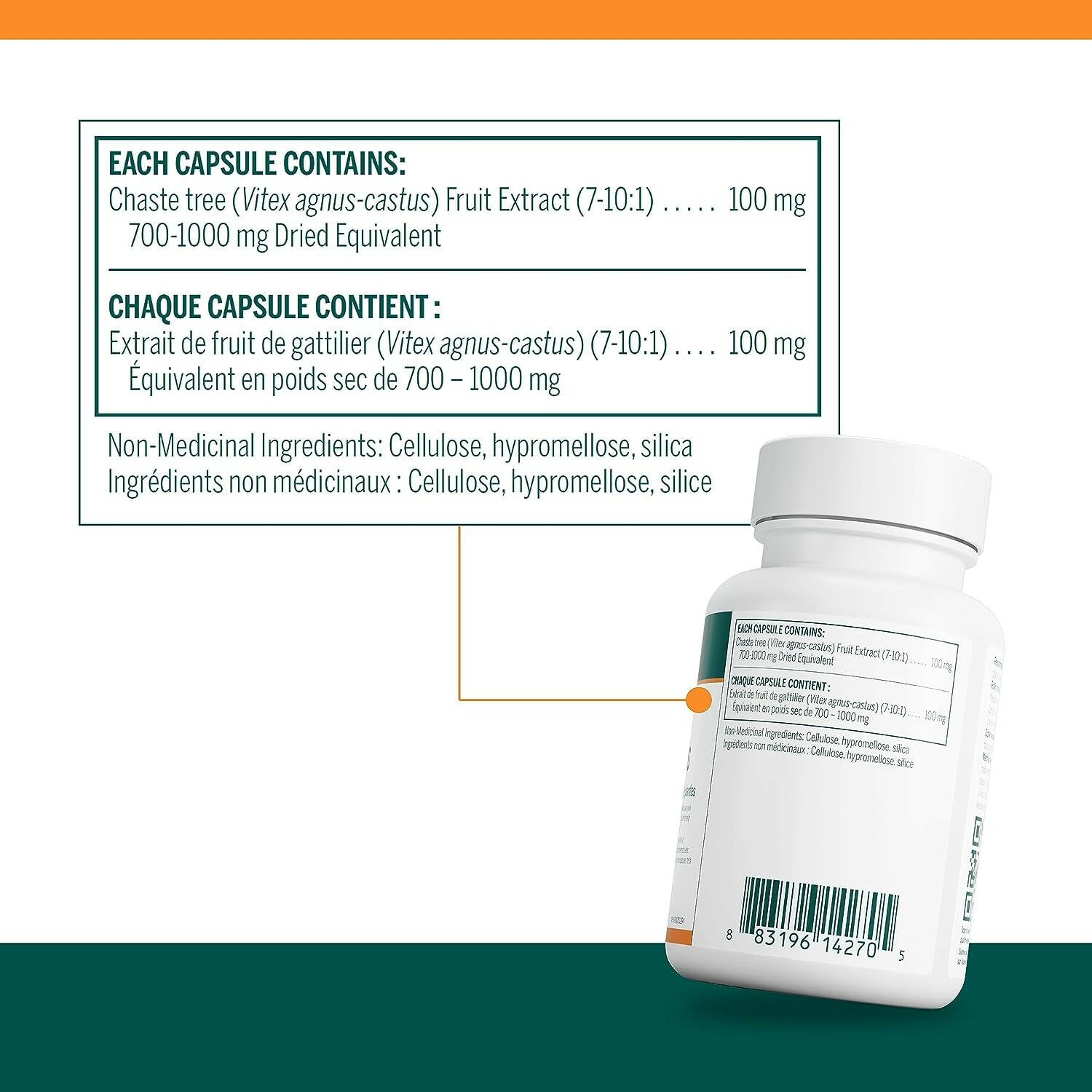 Vitex agnus-castus | Genestra Brands® | 60 Vegetable Capsules - Coal Harbour Pharmacy