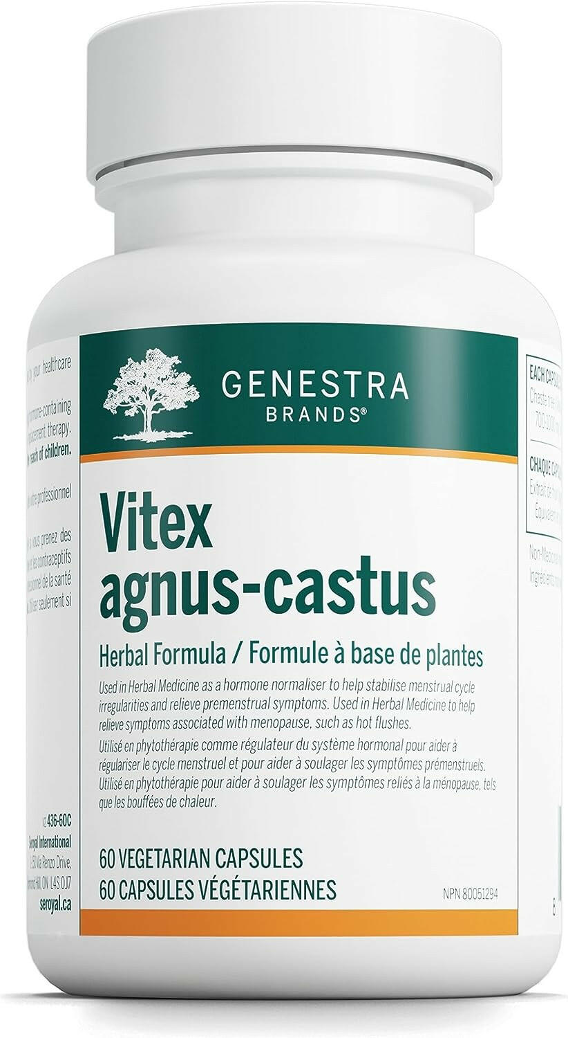Vitex agnus-castus | Genestra Brands® | 60 Vegetable Capsules - Coal Harbour Pharmacy