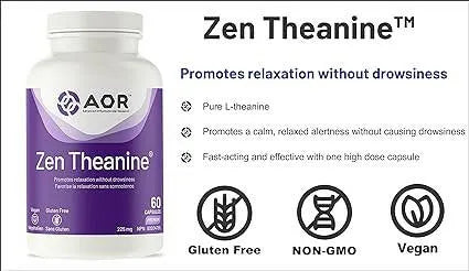 Zen Theanine | AOR™ | 60 or 120 Capsules - Coal Harbour Pharmacy