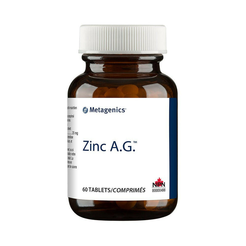 Zinc A.G.™  | Metagenics® | 60 or 180 Tablets - Coal Harbour Pharmacy