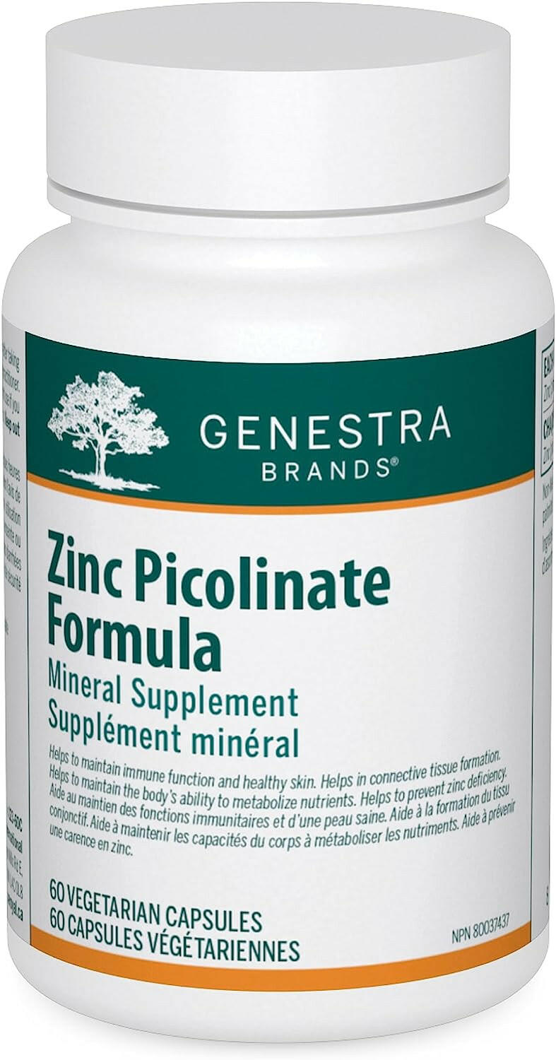 Zinc Picolinate Formula | Genestra Brands® | 60 Vegetable Capsules - Coal Harbour Pharmacy