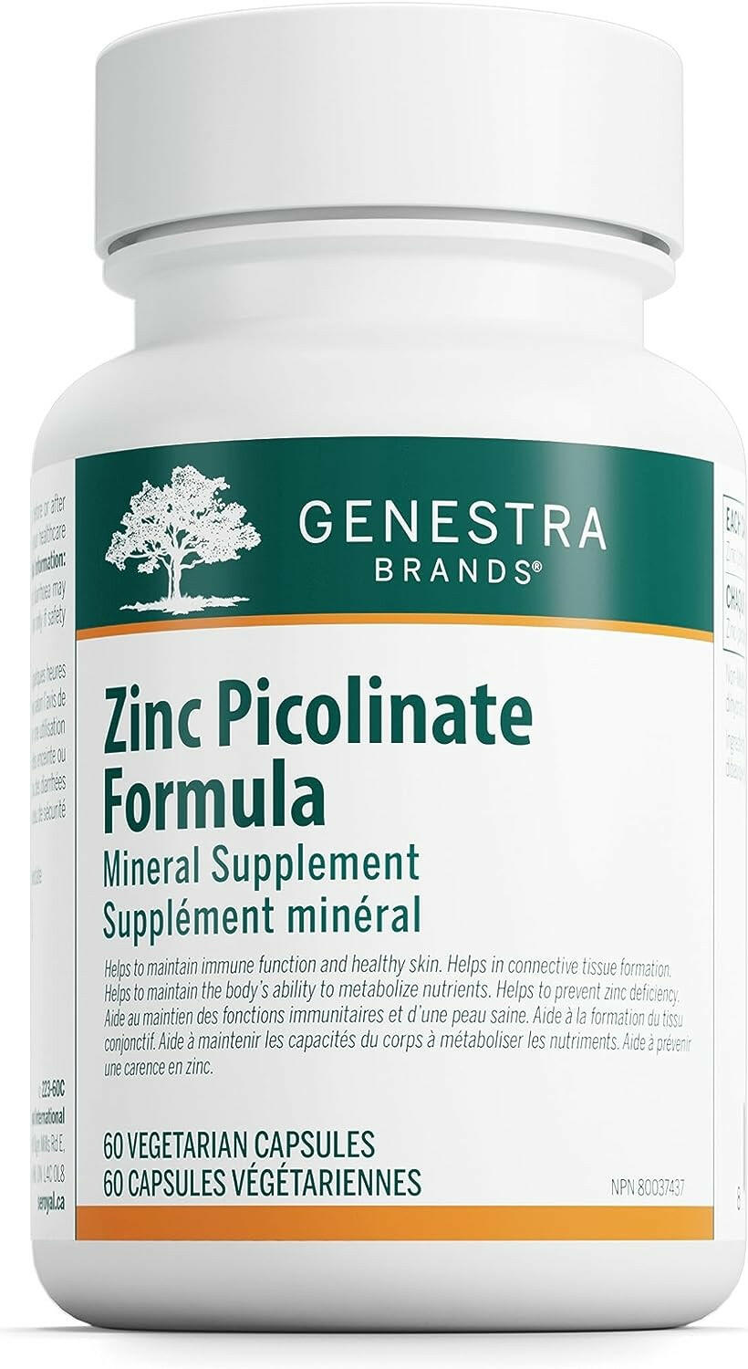 Zinc Picolinate Formula | Genestra Brands® | 60 Vegetable Capsules - Coal Harbour Pharmacy