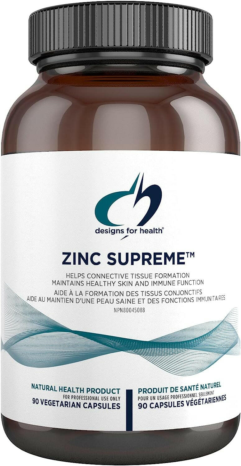 Zinc Supreme™ | Designs for Health® | 60 Vegetable Capsules - Coal Harbour Pharmacy